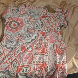 Floral Patterned Women's Top